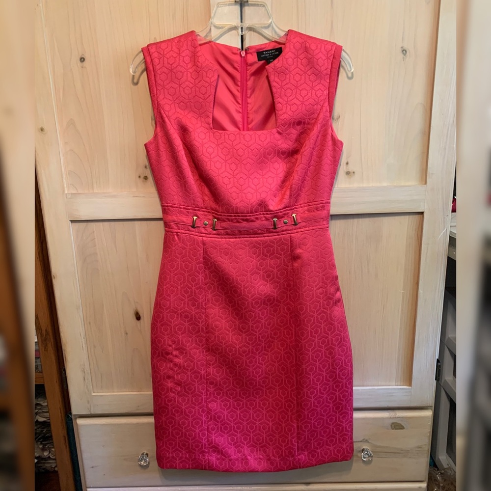 Pink Tahari Sheath Dress